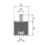 Виброопора EC(B) 50x40VD27M M10x27 60Sh